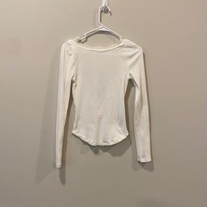 Free people Flying V Tee XS ivory